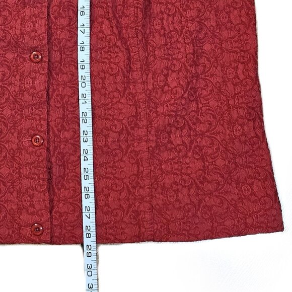 C.J. Banks Button Front Collared Vest Size 1X - Picture 7 of 14